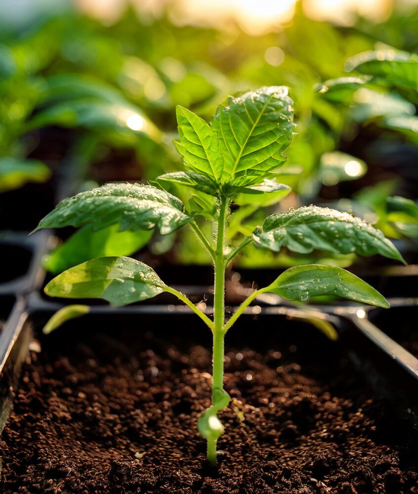 EasyGrow Beispiel einer Pflanze