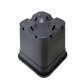 Topf viereckig 30,5 x 30,5 x 31cm (18L) ohne Muster