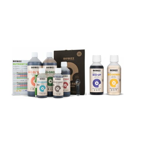 BioBizz Starters Pack + BioBizz ph down 250ml + BioBizz ph up 250ml