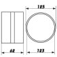 PVC Rohrverbinder 125 mm (212)