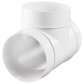 PVC T- Stück 100 mm für Rundrohre (131)
