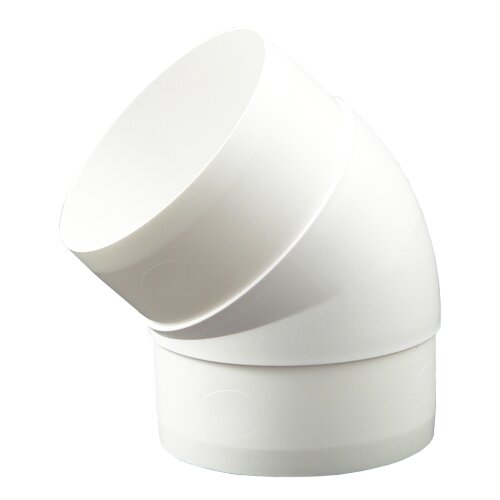 PVC Bogen 45° für Rundrohre 150 mm (691)