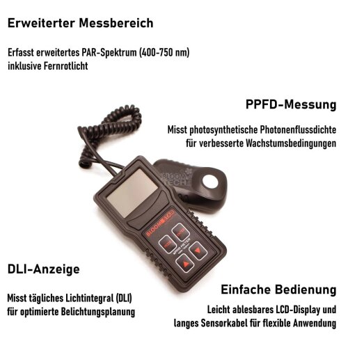 Bloomstar ePAR Meter 400-750 nm DLI (Lichtmessgerät)