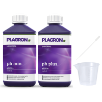 Plagron pH- Minus 1L + pH+ Plus 1L + Pipette &amp;...