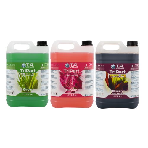 Terra Aquatica (GHE) Tripart 3 x 5 Liter Grow/Bloom/ Micro SW