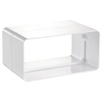 Flachkanal Verbindungsstück (Außen) 204x60 mm...