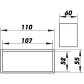 Flachkanal Komponentenverbinder (Muffe) 110x55 mm (5153)