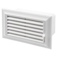 Flachkanal Abschlussgitter 110x55 mm regulierbar (572)