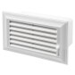 Flachkanal Abschlussgitter 110x55 mm regulierbar (572)