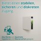 Revisionsklappe GK-Einlage 150x200 mm mit Rahmen aus Aluminium