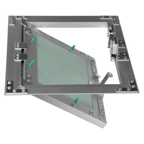 Revisionsklappe GK-Einlage 200x250 mm mit Rahmen aus Aluminium