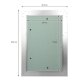 Revisionsklappe GK-Einlage 200x300 mm mit Rahmen aus Aluminium