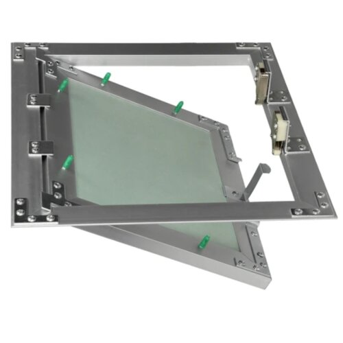 Revisionsklappe GK-Einlage 250x300 mm mit Rahmen aus Aluminium