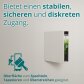 Revisionsklappe GK-Einlage 250x300 mm mit Rahmen aus Aluminium