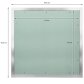 Revisionsklappe GK-Einlage 600x600 mm mit Rahmen aus Aluminium