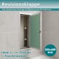 Revisionsklappe GK-Einlage 250x400 mm mit Rahmen aus Aluminium