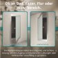 Revisionsklappe GK-Einlage 250x400 mm mit Rahmen aus Aluminium