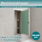 Revisionsklappe GK-Einlage 300x600 mm mit Rahmen aus Aluminium