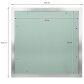 Revisionsklappe GK-Einlage 500x500 mm mit Rahmen aus Aluminium