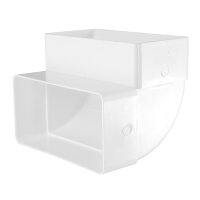 Flachkanal Winkel 90° vertikal 204x60 mm (8282)