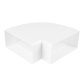 Flachkanal Winkel 90° horizontal 204x60 mm (8281)