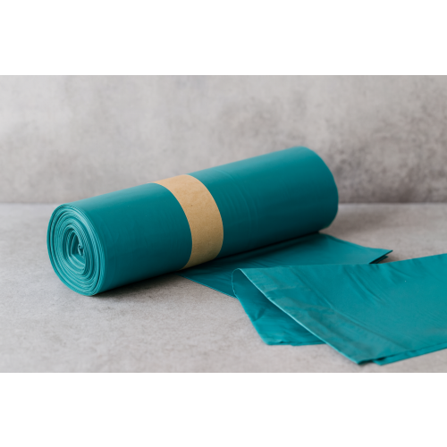 LDPE Müllsack 120L, blau, Typ 100, ca. 75 my, 25er Rolle