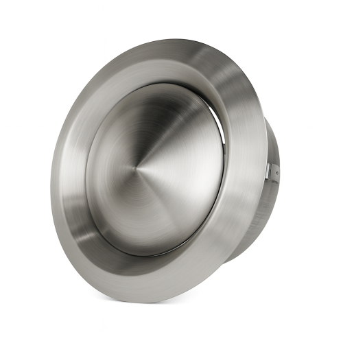 Tellerventil Edelstahl 100 mm für Ab- und Zuluft