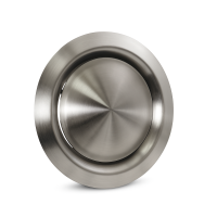 Tellerventil Edelstahl 100 mm für Ab- und Zuluft