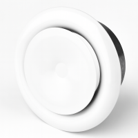 Tellerventil weiß Zuluft 125 mm