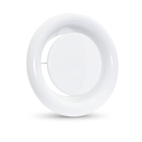 Tellerventil weiß Abluft 125 mm