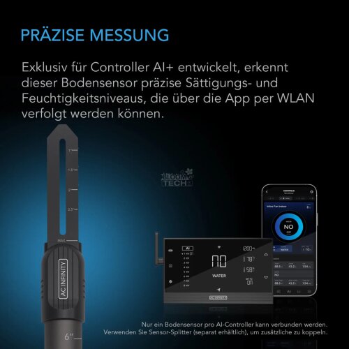 AC Infinity Bodenfeuchtesensor für AI+