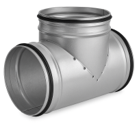 T-St&uuml;ck 125/125/125 mm mit Lippendichtung