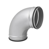 Bogen 90° Ø 160 mm mit Lippendichtung