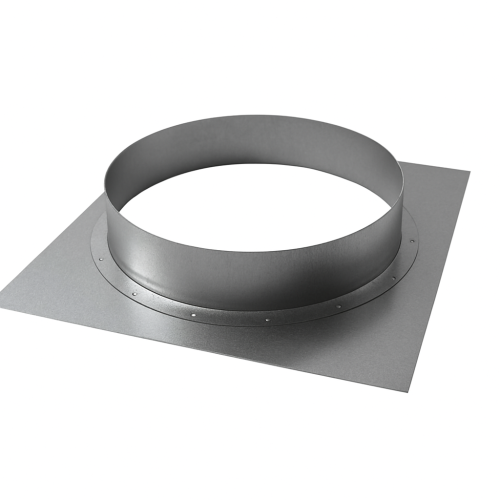 Wandflansch 200 mm mit Rahmen 260x260 mm