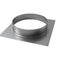 Wandflansch 200 mm mit Rahmen 260x260 mm