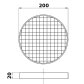 Ersatzfilter-Einsatz für Grobstaubfilter rund 200 mm
