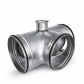 Bypass-Klappe 125 mm (Luftstrom-Regler)