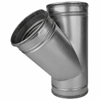 Abzweigstück 45° mit Dichtung 160 mm auf 160 mm