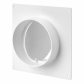 PVC Montageflansch 125 mm mit Rückschlagklappe