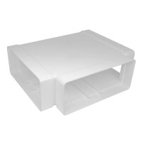 Flachkanal T-Stück 220x90 mm