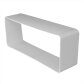 Flachkanal Komponentenverbinder (Muffe) 220x90 mm