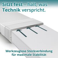 Flachkanal Rückschlagklappe 220x90 mm