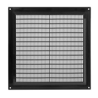Abluftgitter Kunststoff 250x250 mm schwarz