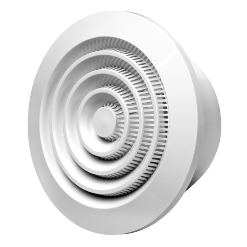 Deckendiffusor rund 100 mm weiß