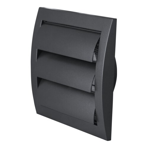 Lamellengitter 150x150 mm - 100 mm (anthrazit)