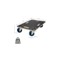 Rollbrett Möbelroller 40 x 60 cm aus Multiplex Traglast 800 kg ohne Bremse