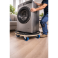 Rollbrett Möbelroller rund Ø 87 cm aus Multiplex mit Feststellbremsen Tragkraft 800 kg