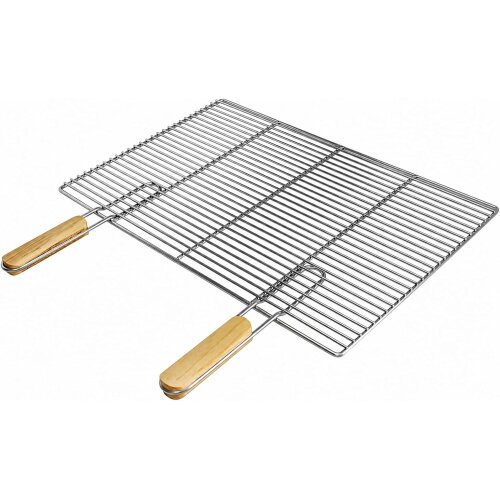 Grillrost 54 x 34 cm Edelstahl eckig