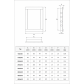 Revisionstür Kunststoff 150x150 mm weiß
