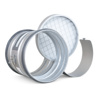 Grobstaubfilter rund 250 mm für Zuluft